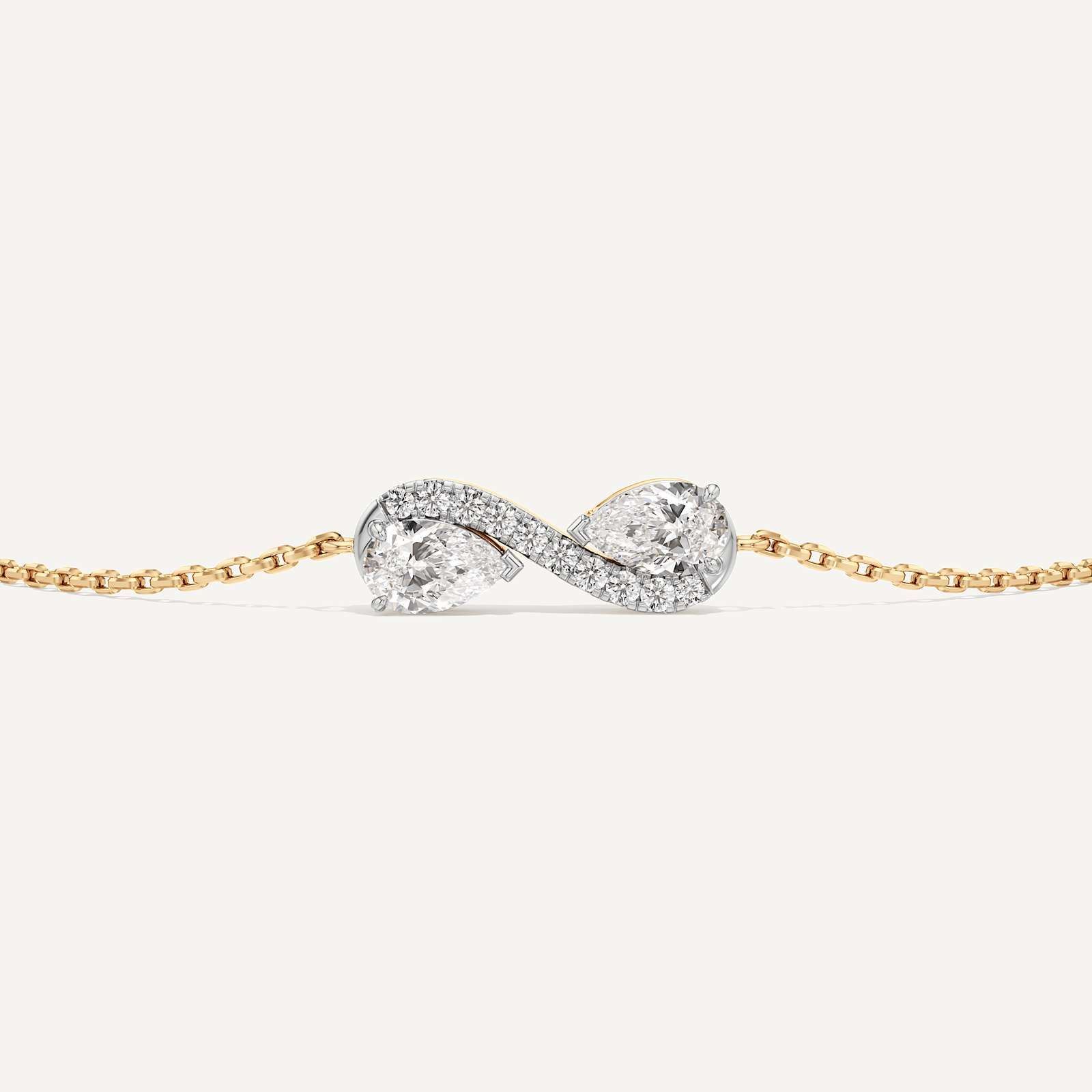 Carter Pear Duo Infinity Diamond