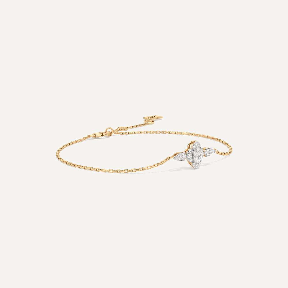 Bailey Oval Pear & Round Diamond