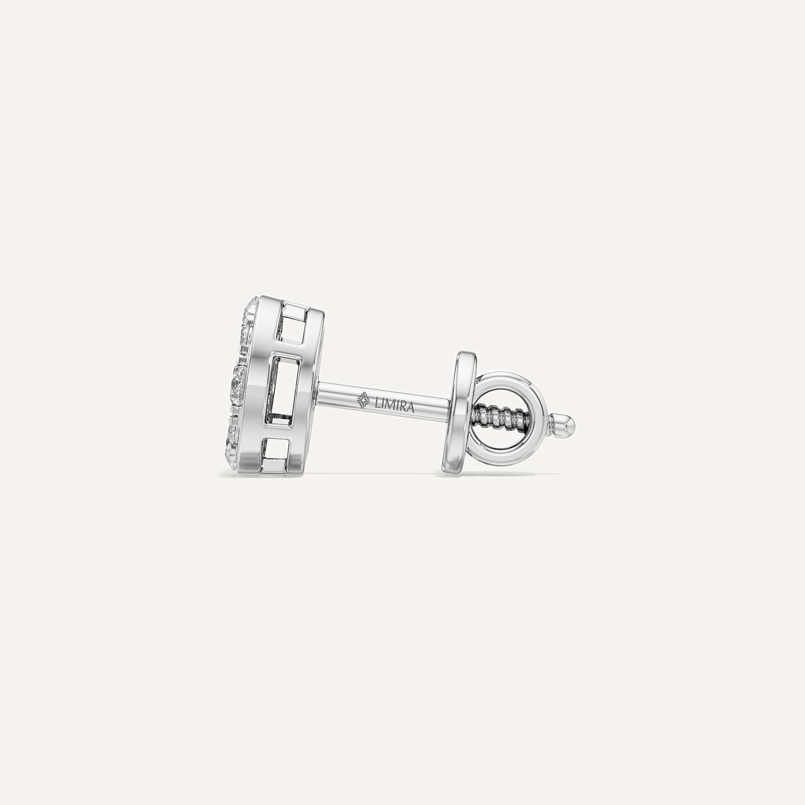 Aurora Oval Diamond Earring