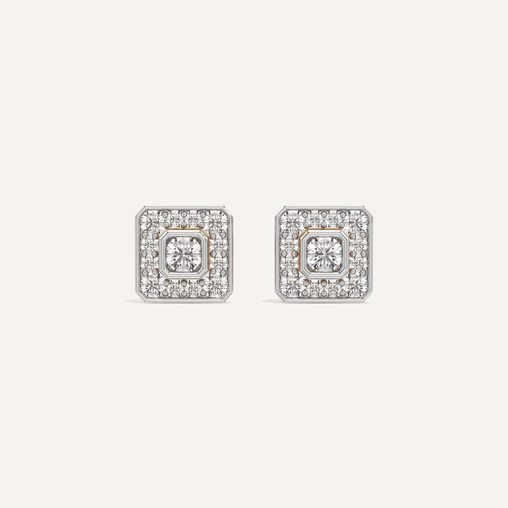 Everyday Luxury Asscher Diamond Earrings