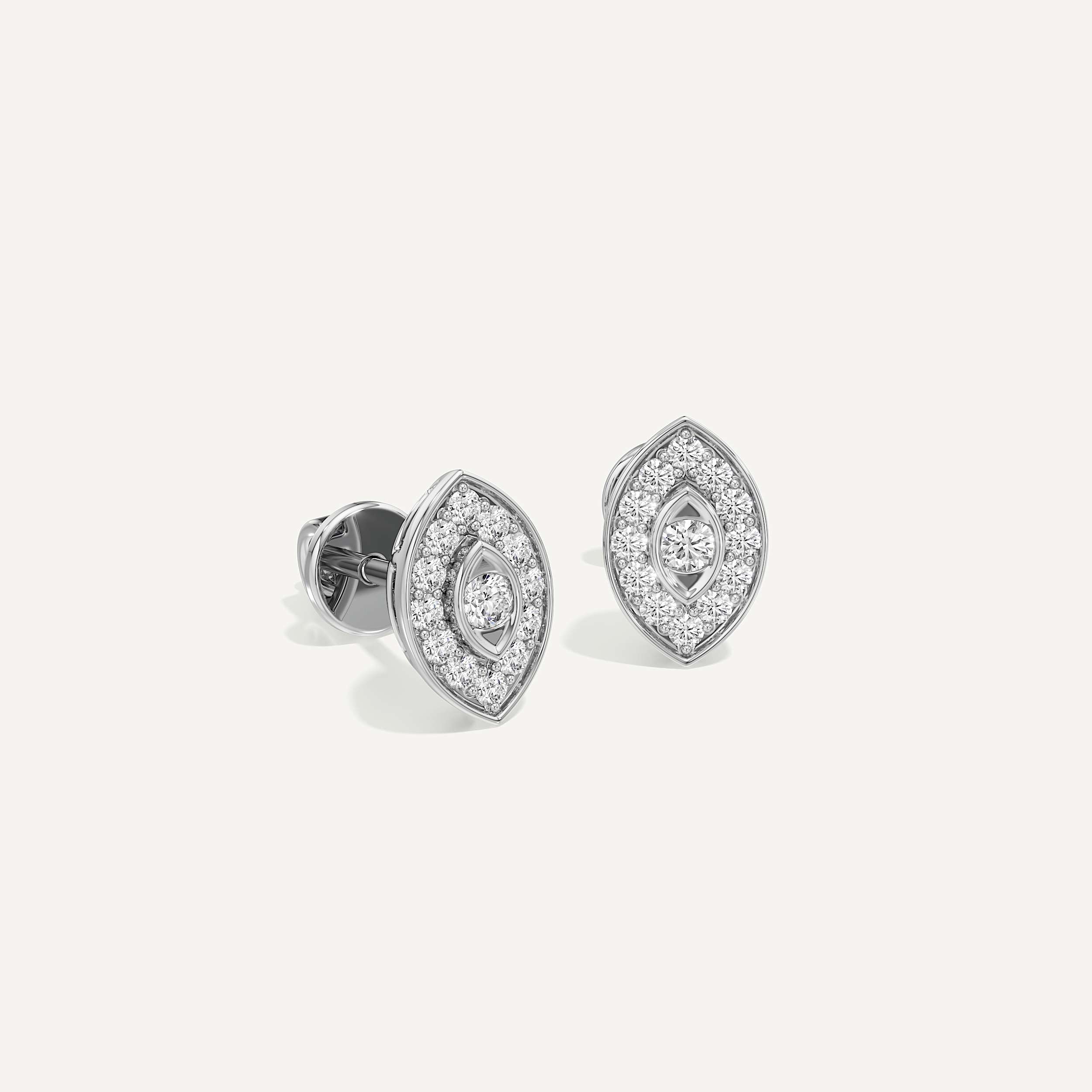 Dew Drop Marquise Diamond Earrings
