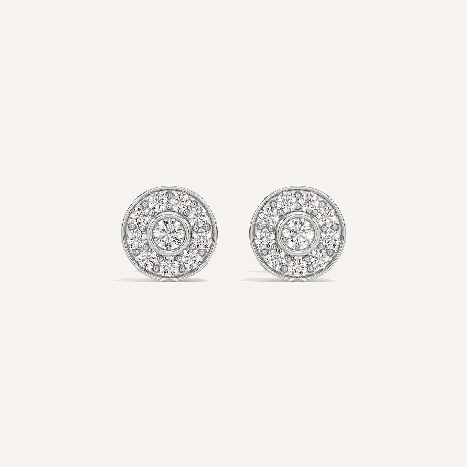 Fits Everywhere Round Diamond Earrings
