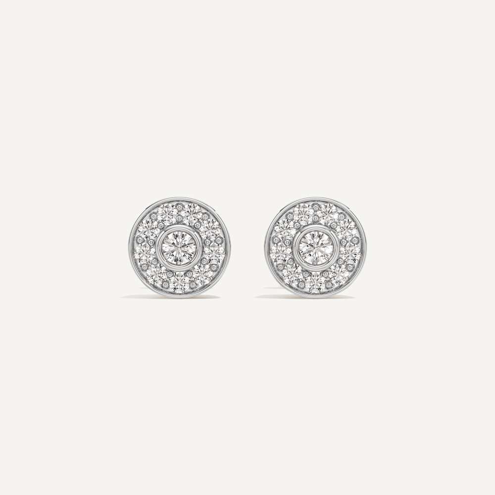 Fits Everywhere Round Diamond Earrings