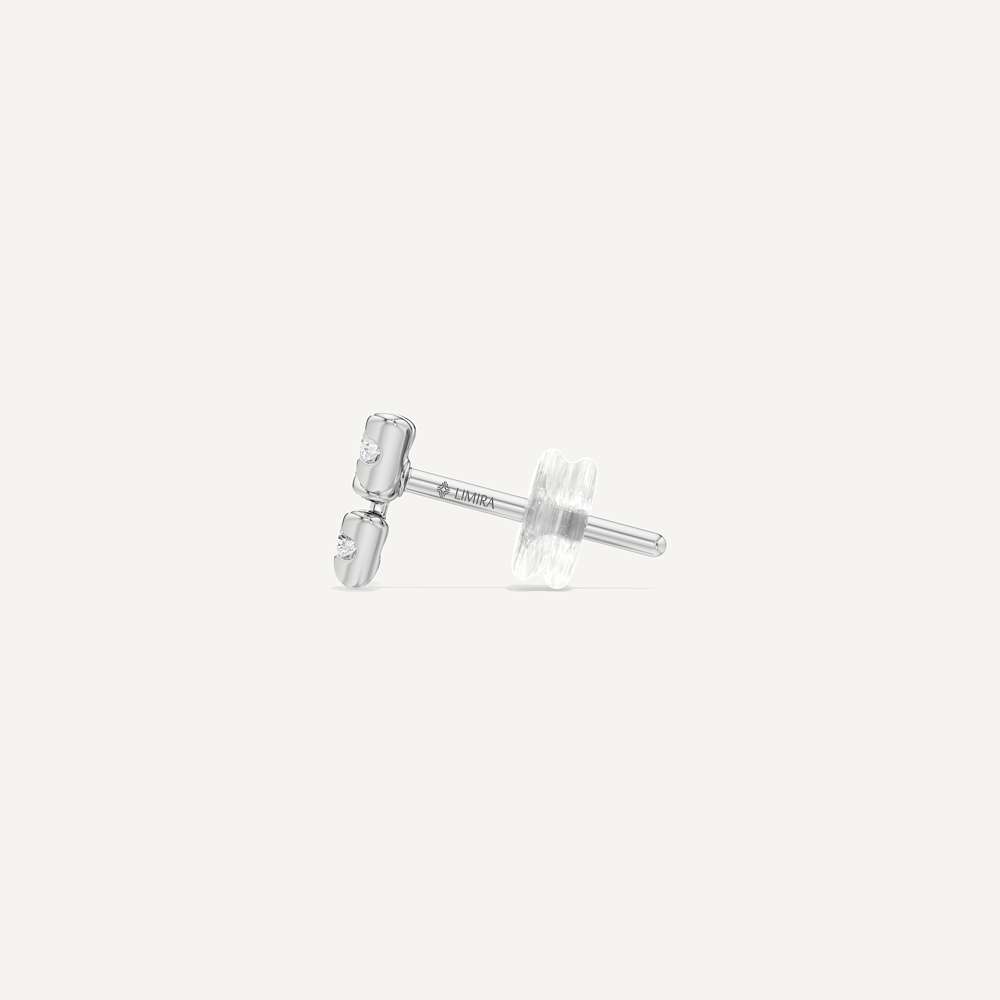 Pyramid Mosaic Diamond Stud