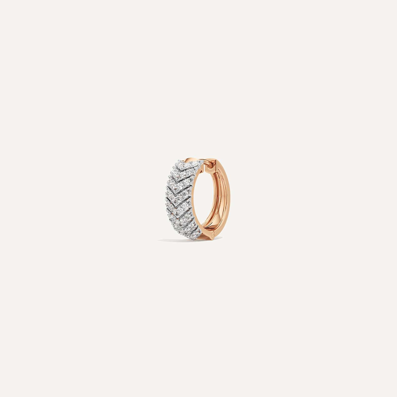 Belle Round Diamond Huggies