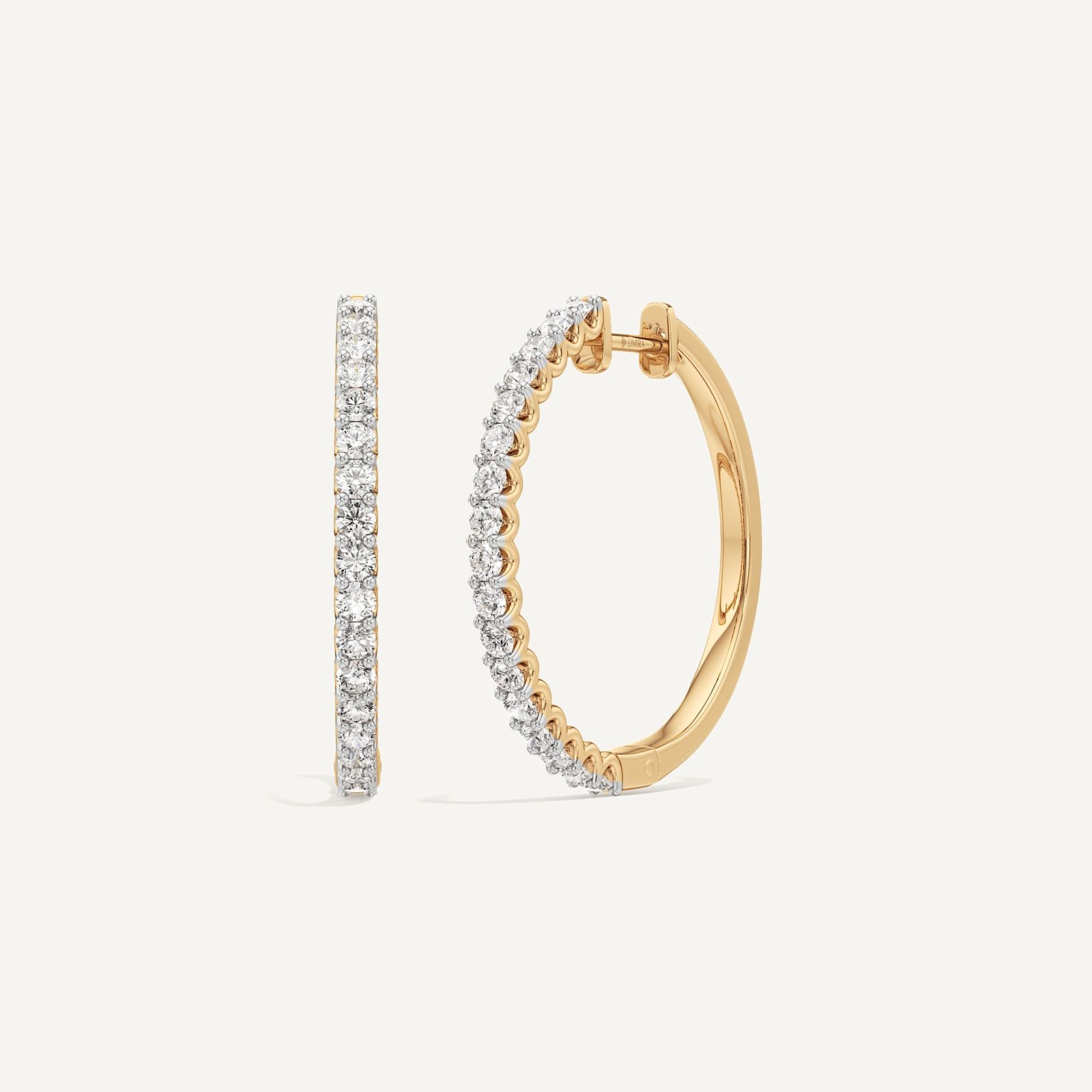 Monacco Diamond Huggies