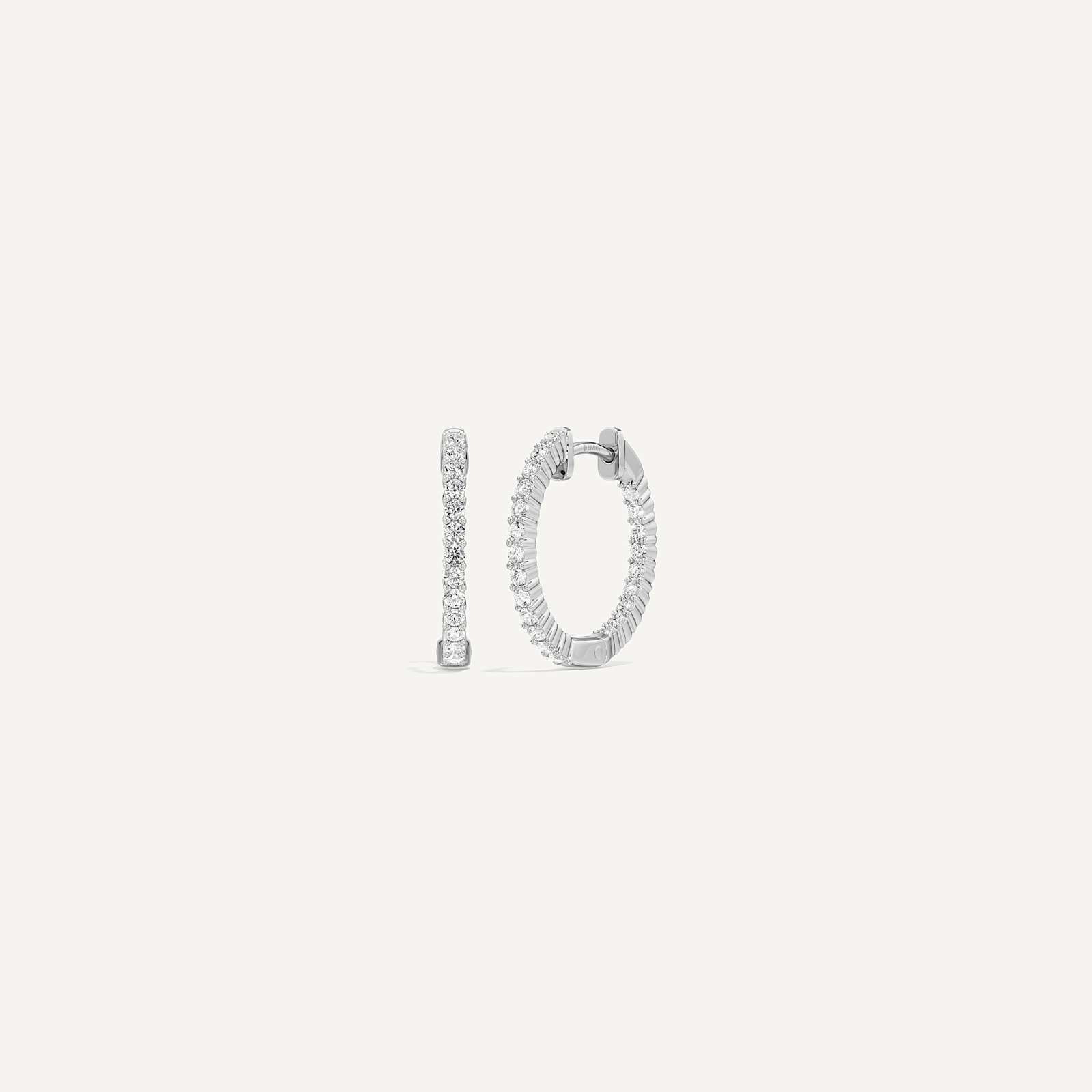 Amore Diamond Hoop
