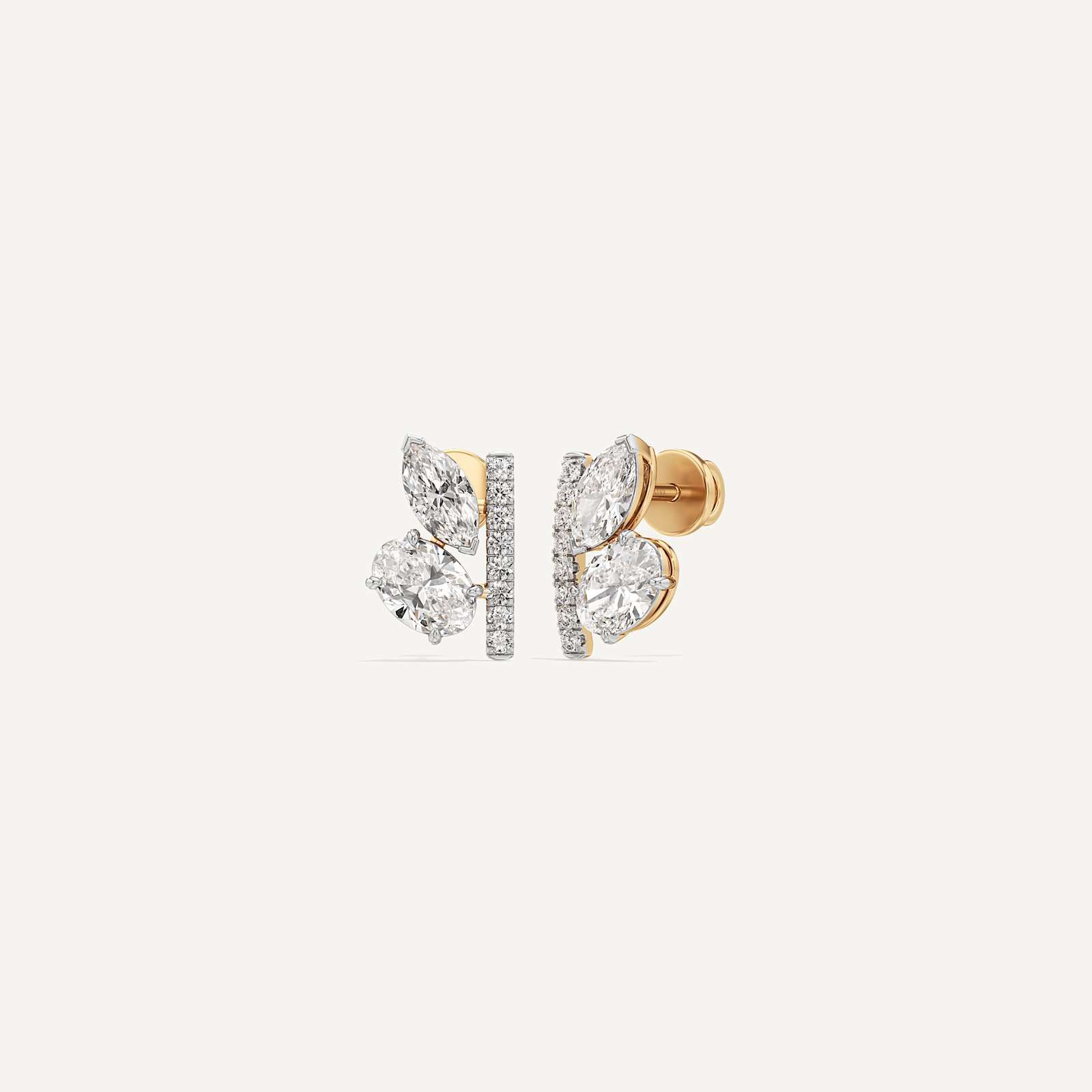Marquie & Oval Duo Toi et Moi Diamond 