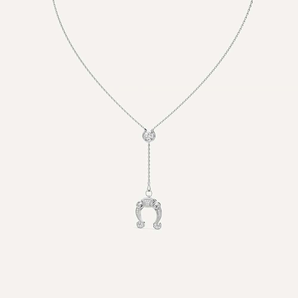 Polo Charm Horseshoe Necklace