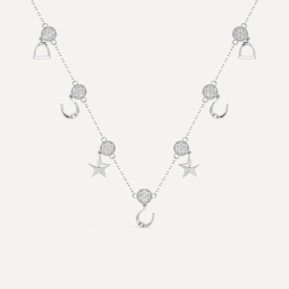 Star Constellation Horseshoe Necklace
