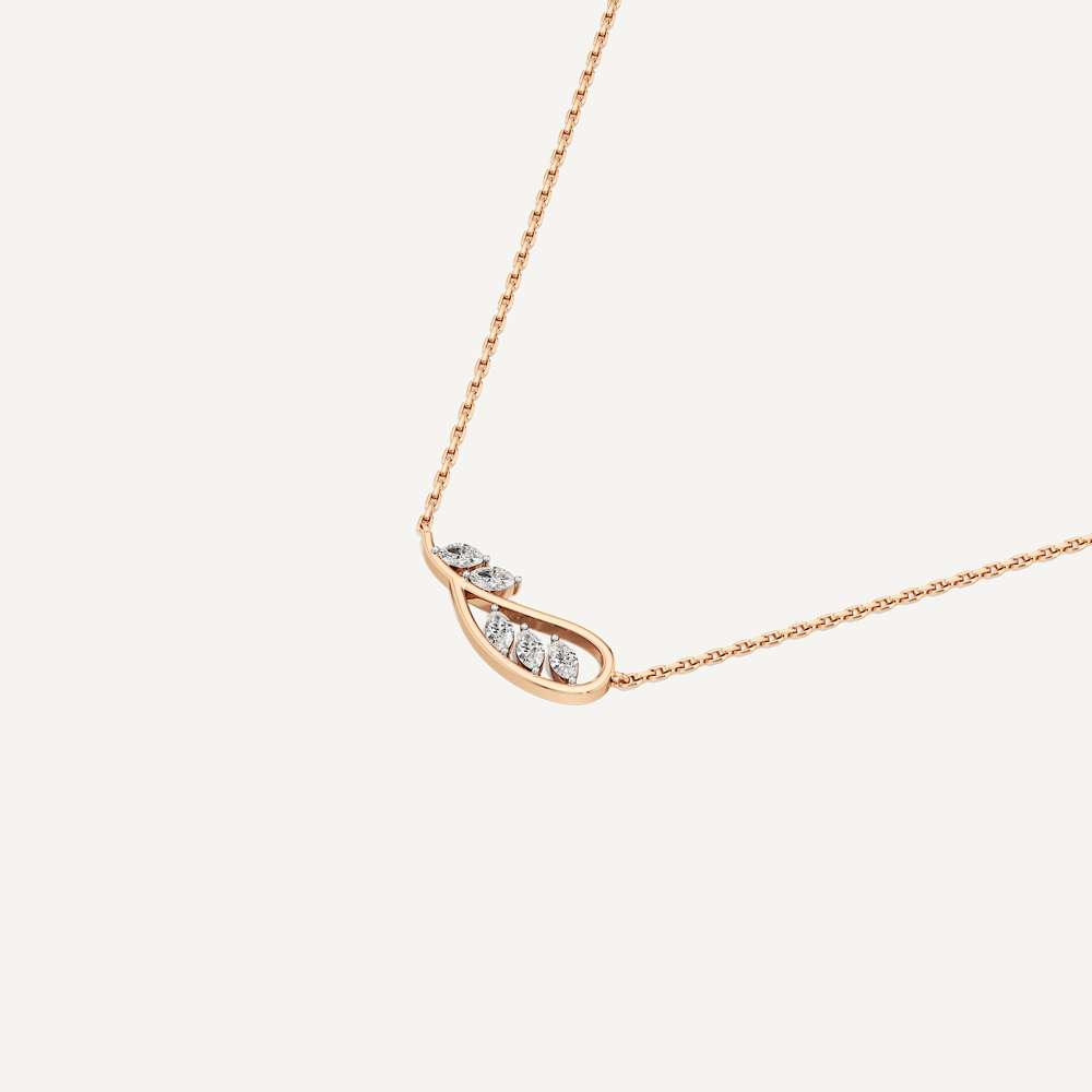 Twisted Leaf Marquise Diamond