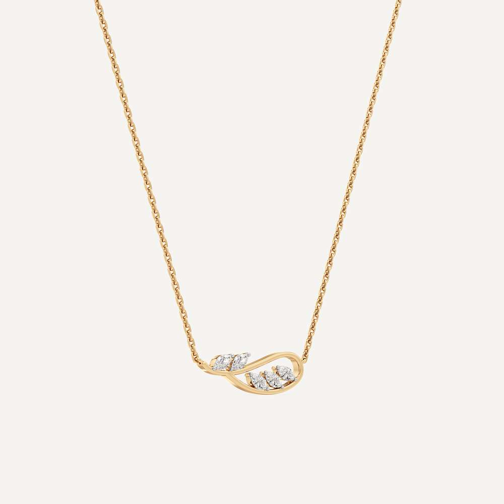 Twisted Leaf Marquise Diamond