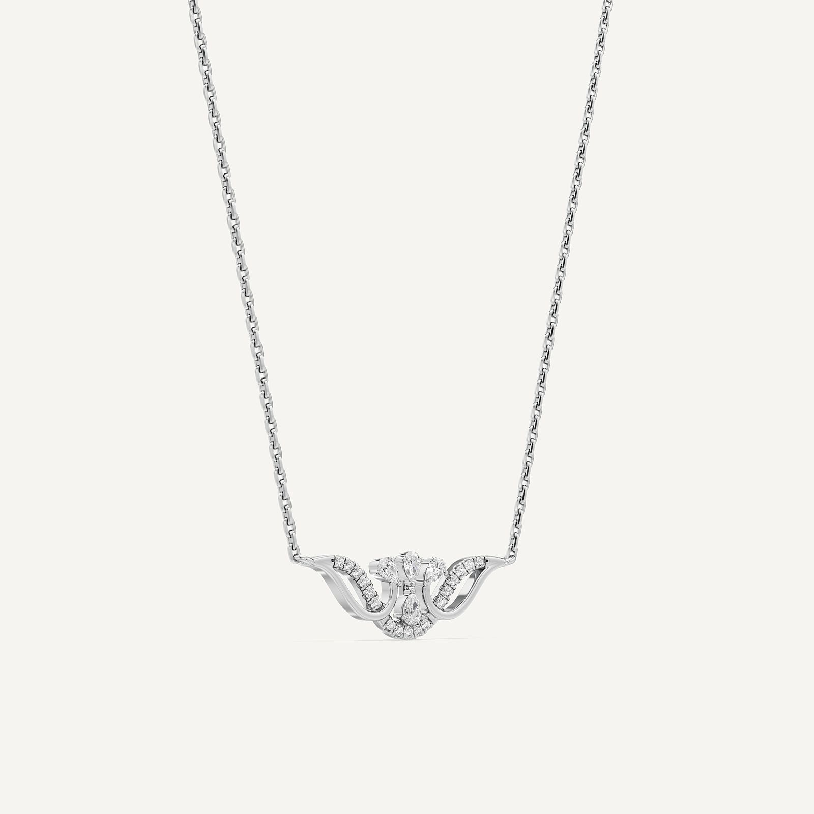 Swan Curve Pear Diamond