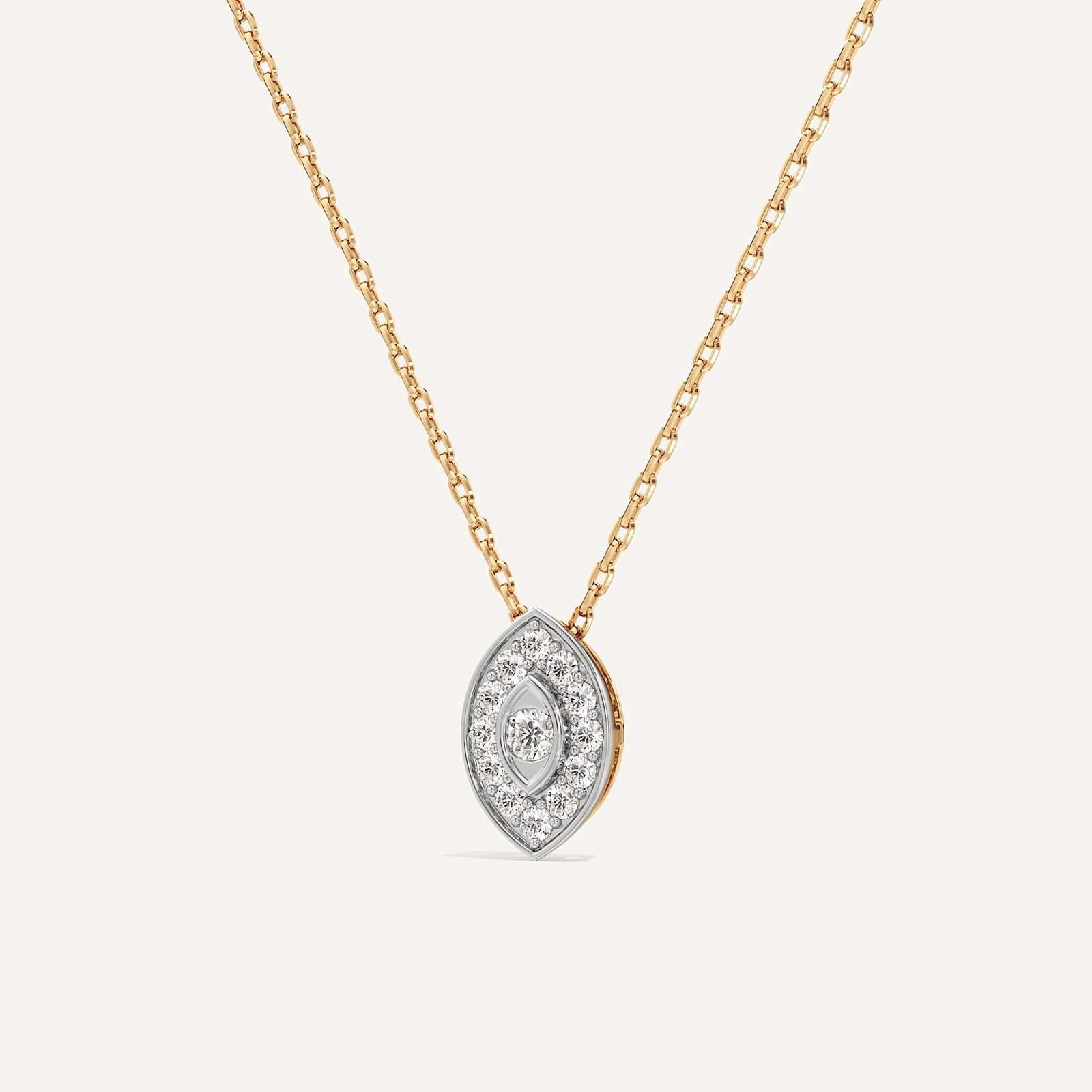 Lyra Marquise Diamond Pendant