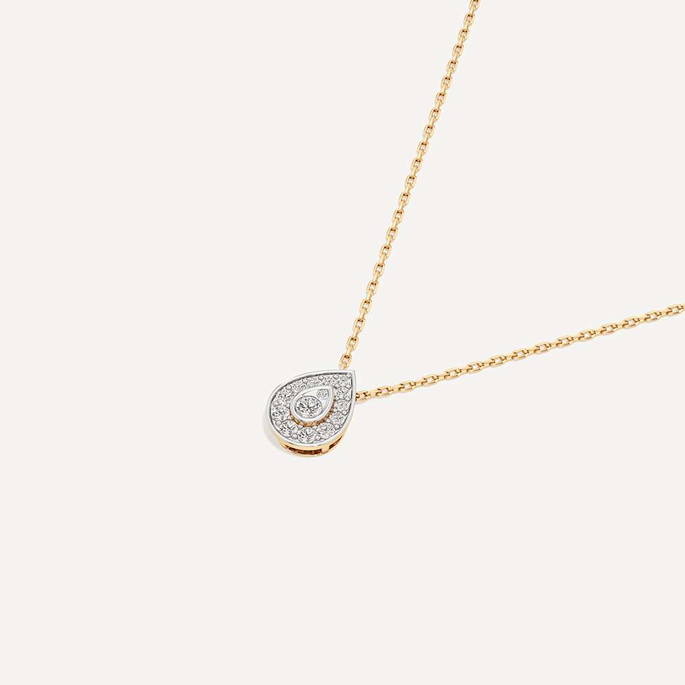 Majestic Pear Diamond Pendant
