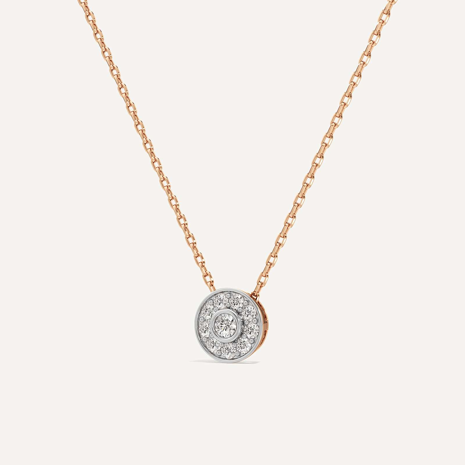 Polaris Round Diamond Pendant