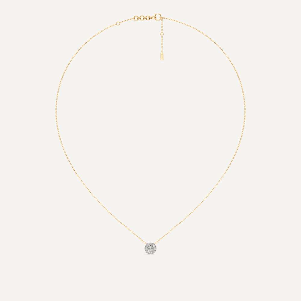 Part of You Round Diamond Pendant with Chain