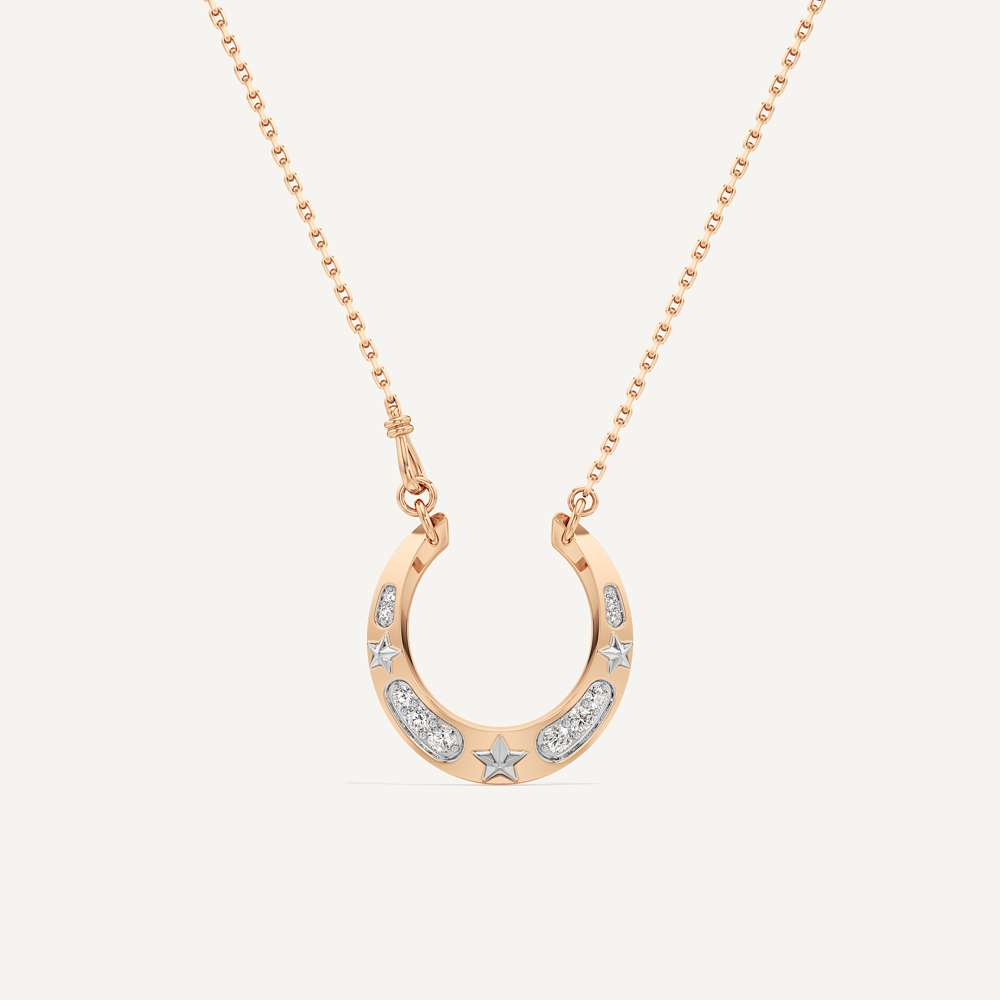Symbolic Arc Horseshoe Pendant
