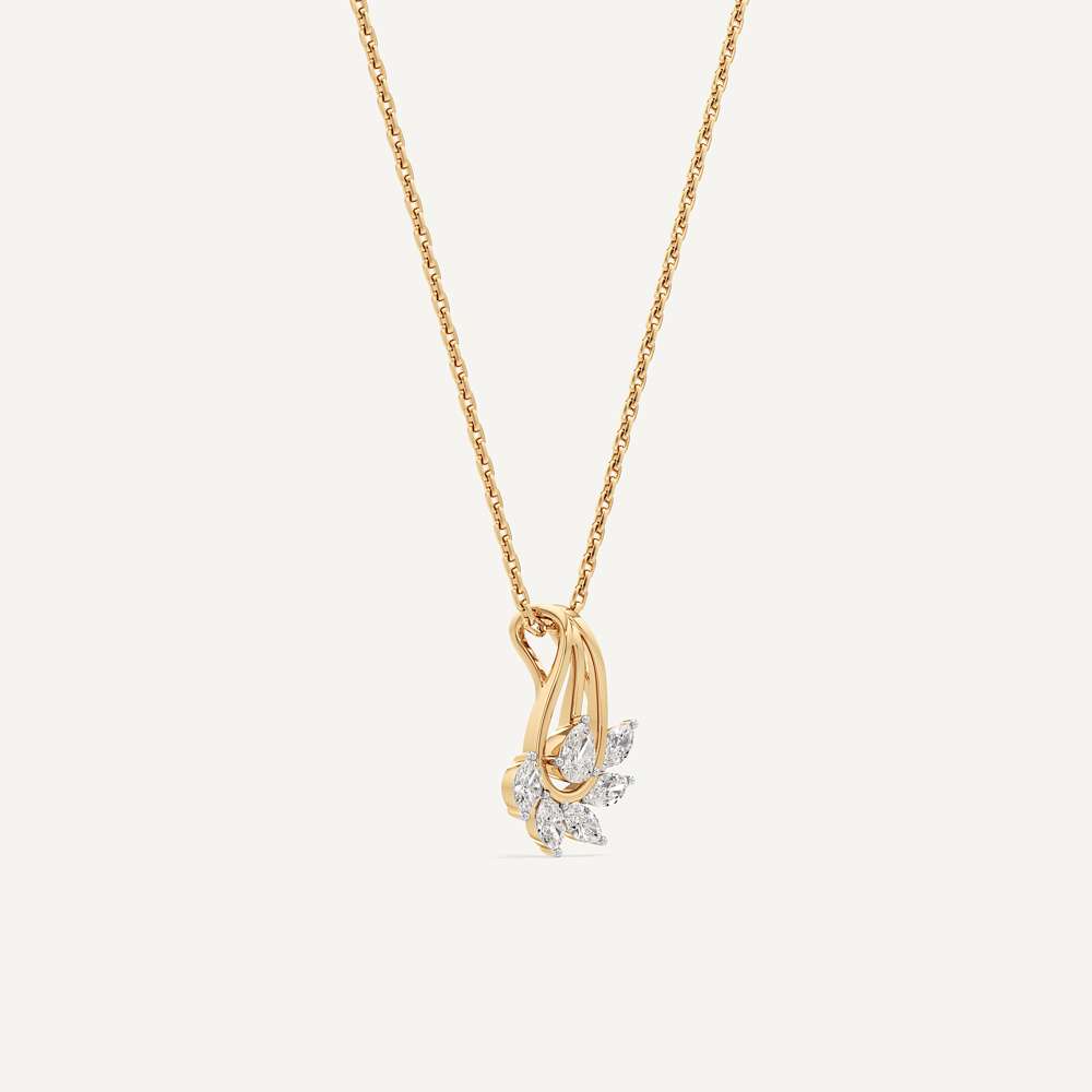 Olive Leaf Marquise Diamond  