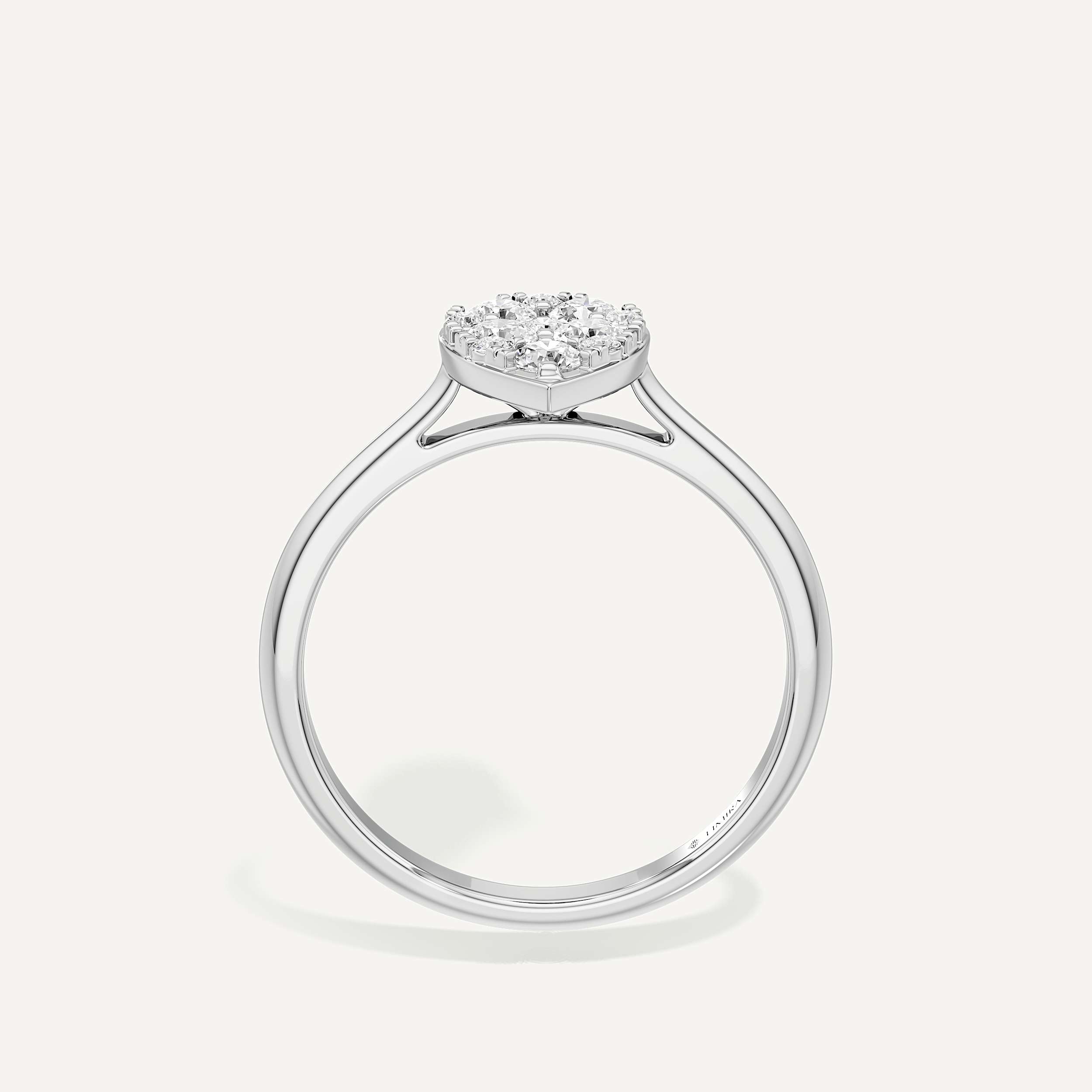 Teardrop Pear Diamond Ring