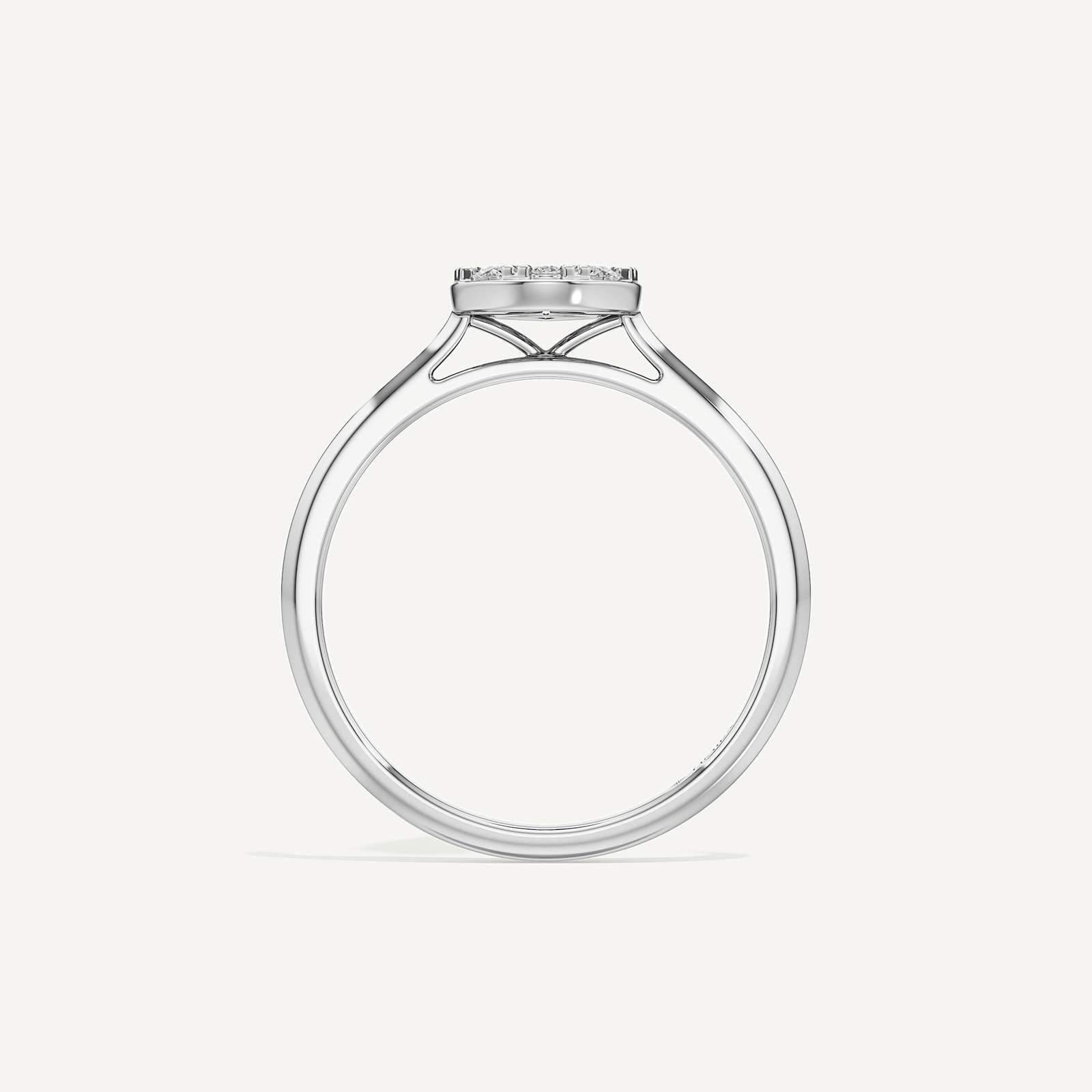 Hush Pear Diamond Ring