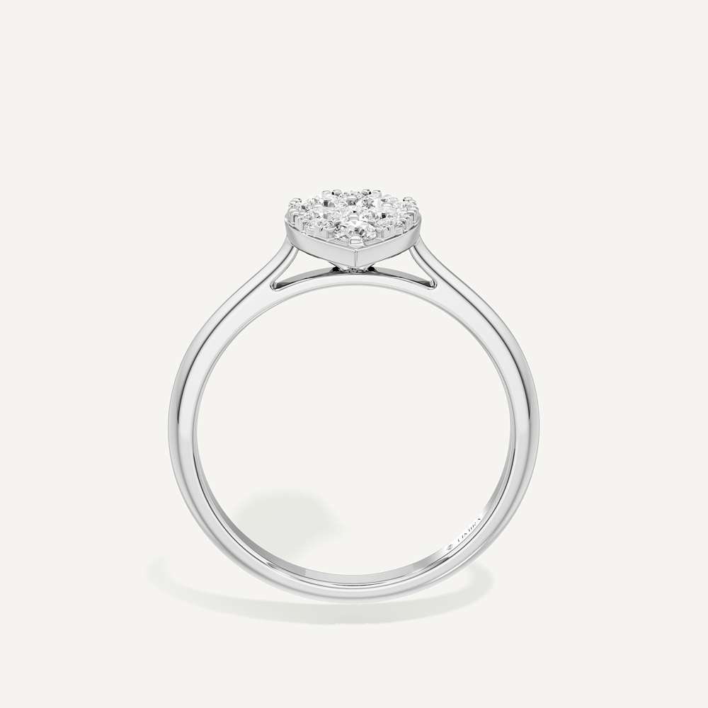 Teardrop Pear Diamond Ring