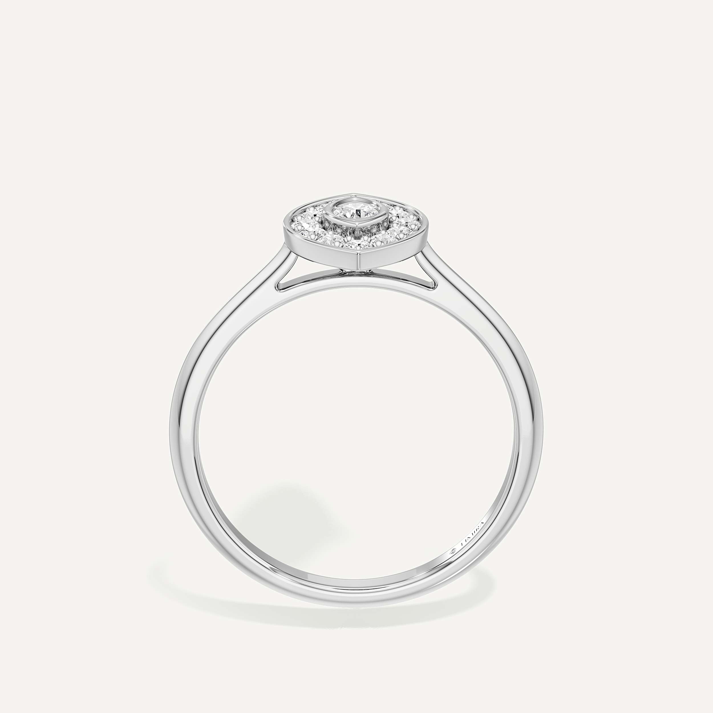 Evil Charm Marquise Diamond Ring