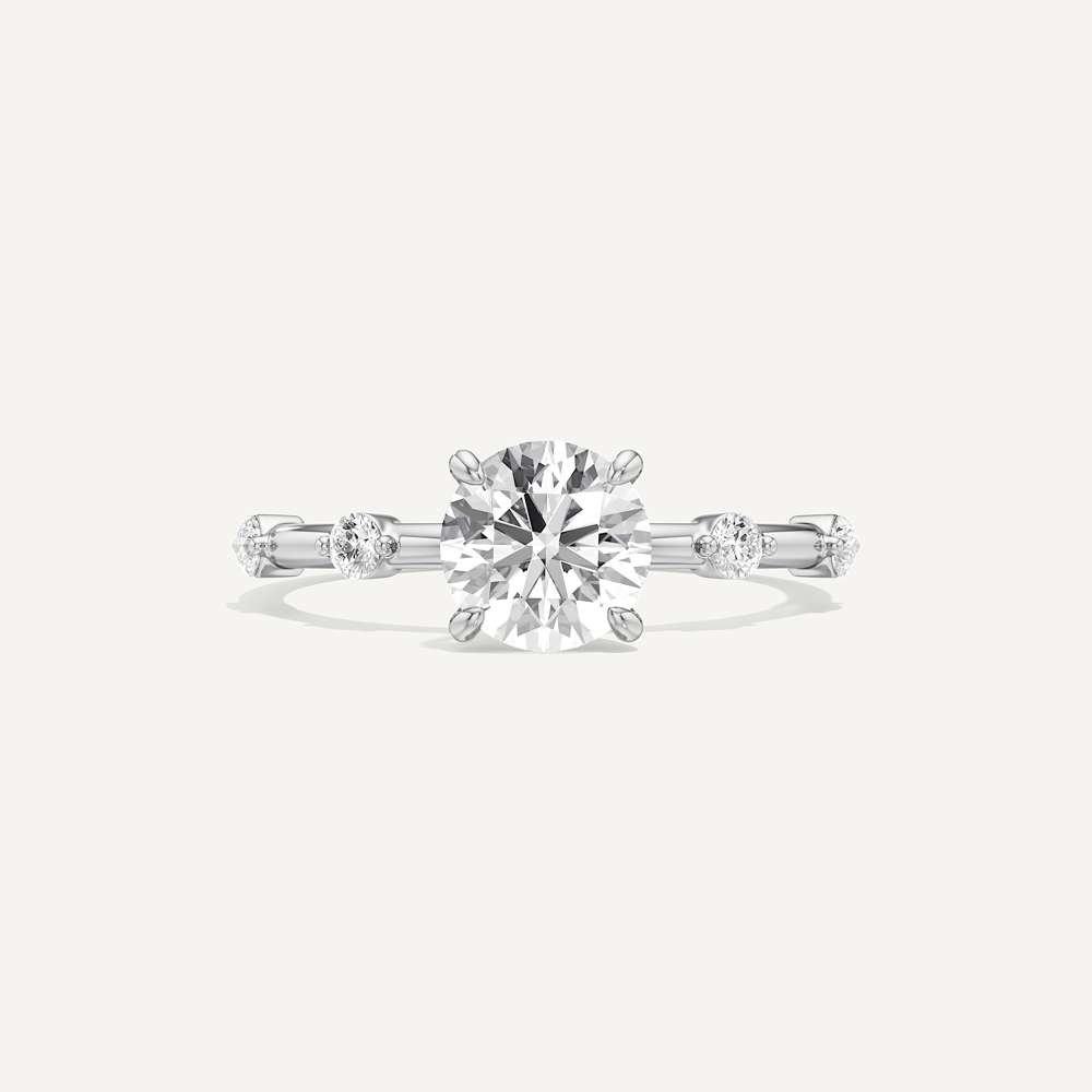 Viona Side Stone Solitaire Diamond