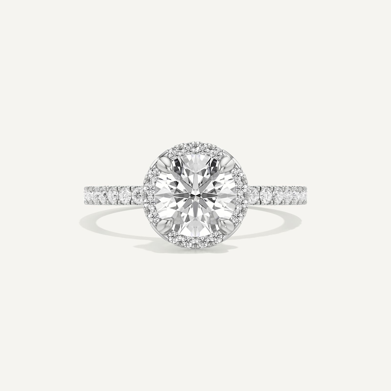 Brio Solitaire Round Diamond