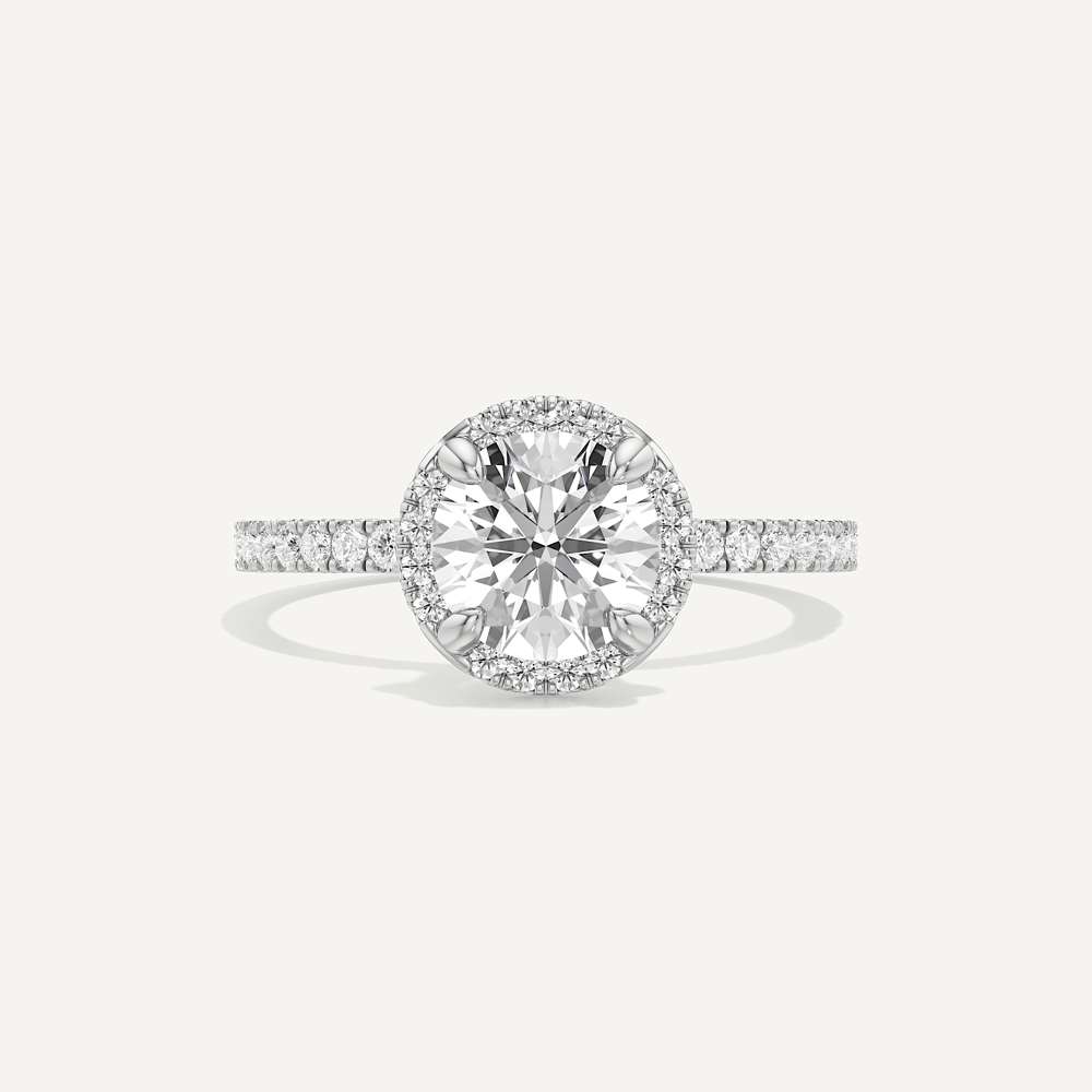 Brio Solitaire Round Diamond