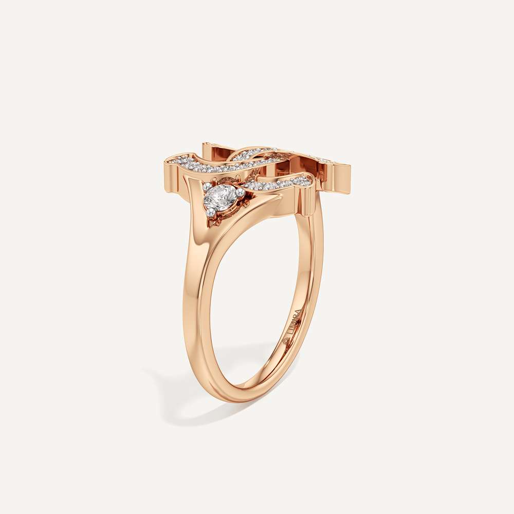 Maison Double Arc Horseshoe Ring