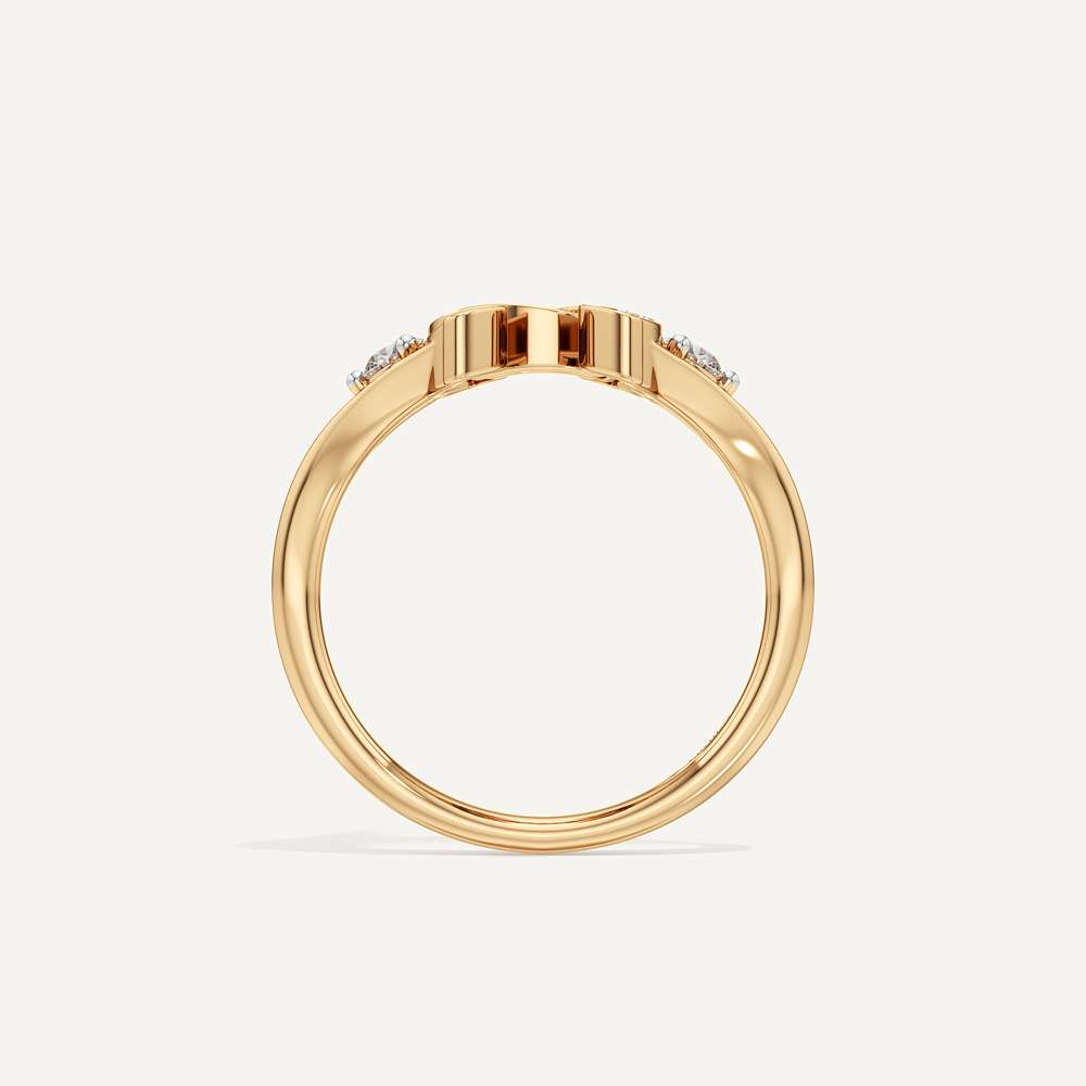 Maison Double Arc Horseshoe Ring