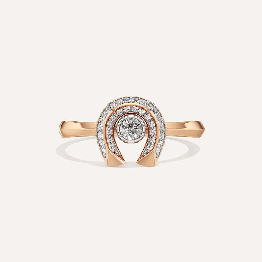 Meridian Loop Horseshoe Ring