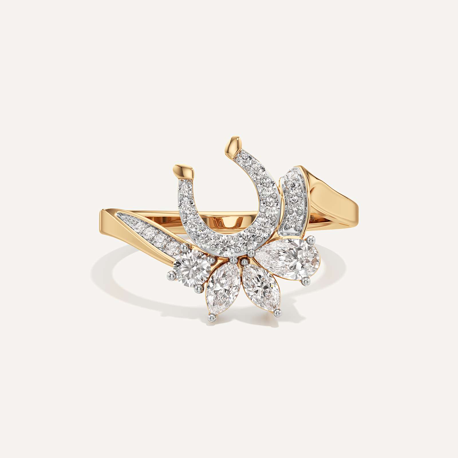 Buy Best|Truffle Cluster Lab Grown Diamond Ring|online