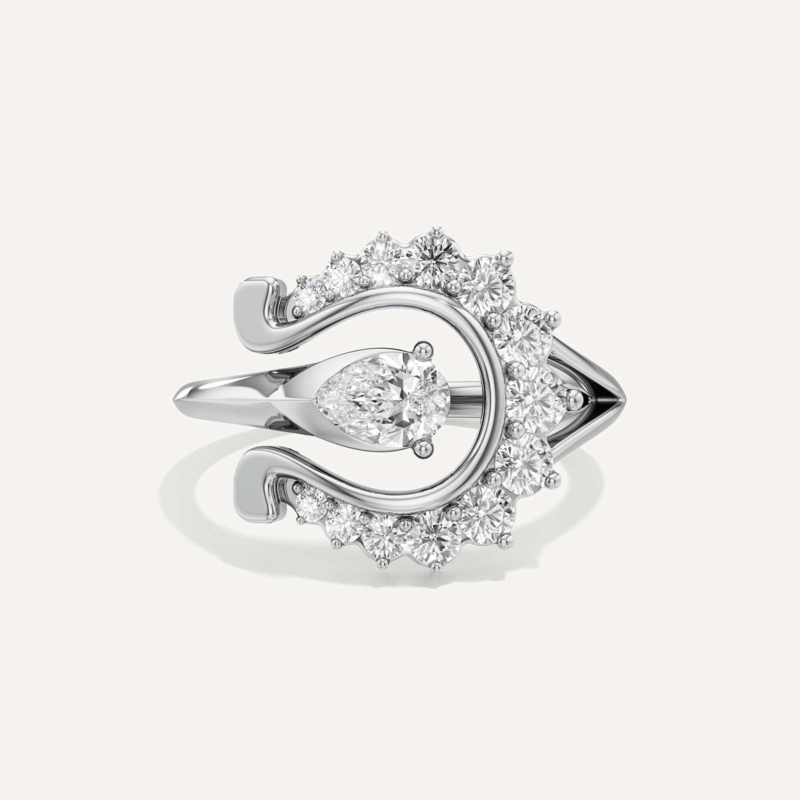 Buy Best|Fortuna Wave Cocktail Ring|online