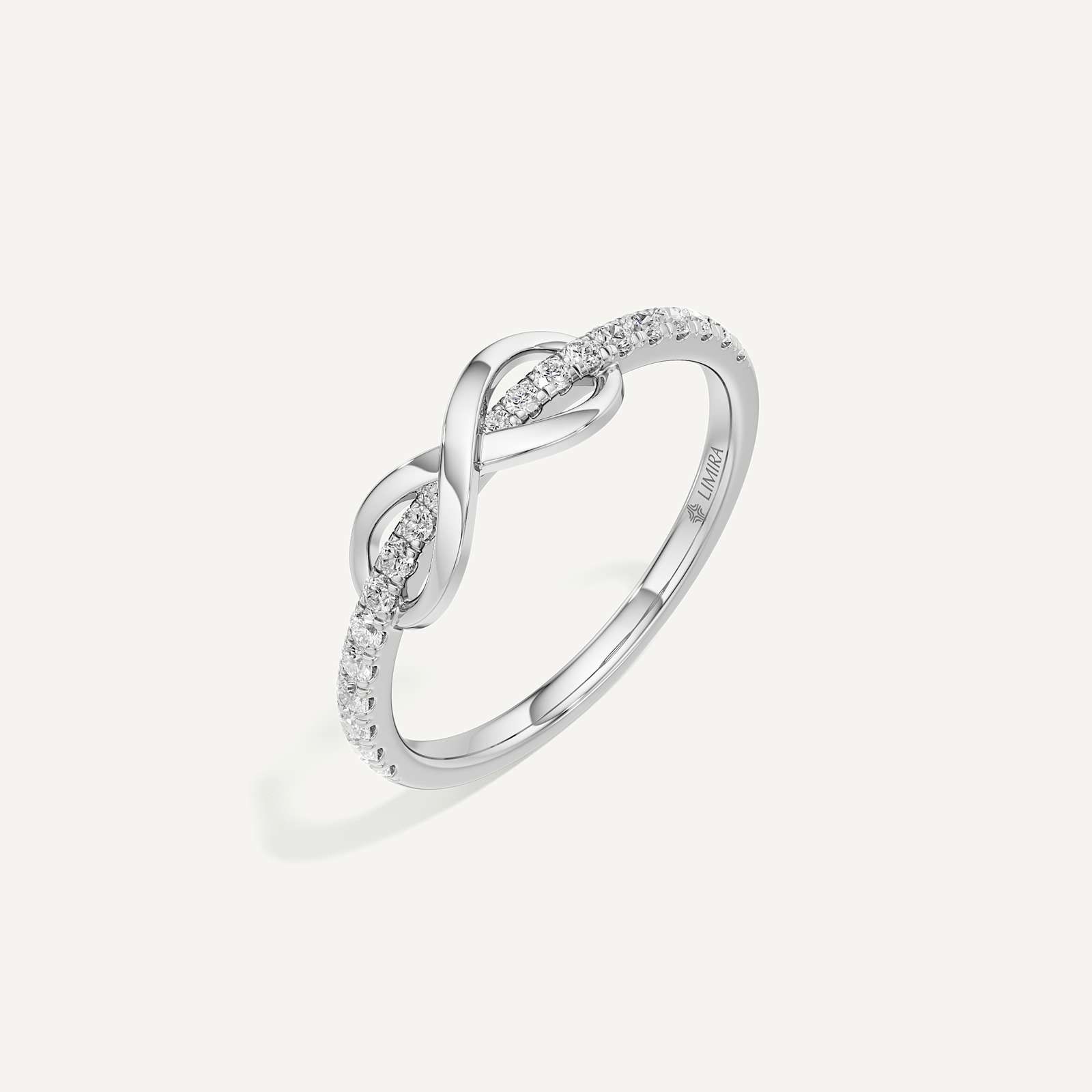 Infinity Whisper Diamond Ring