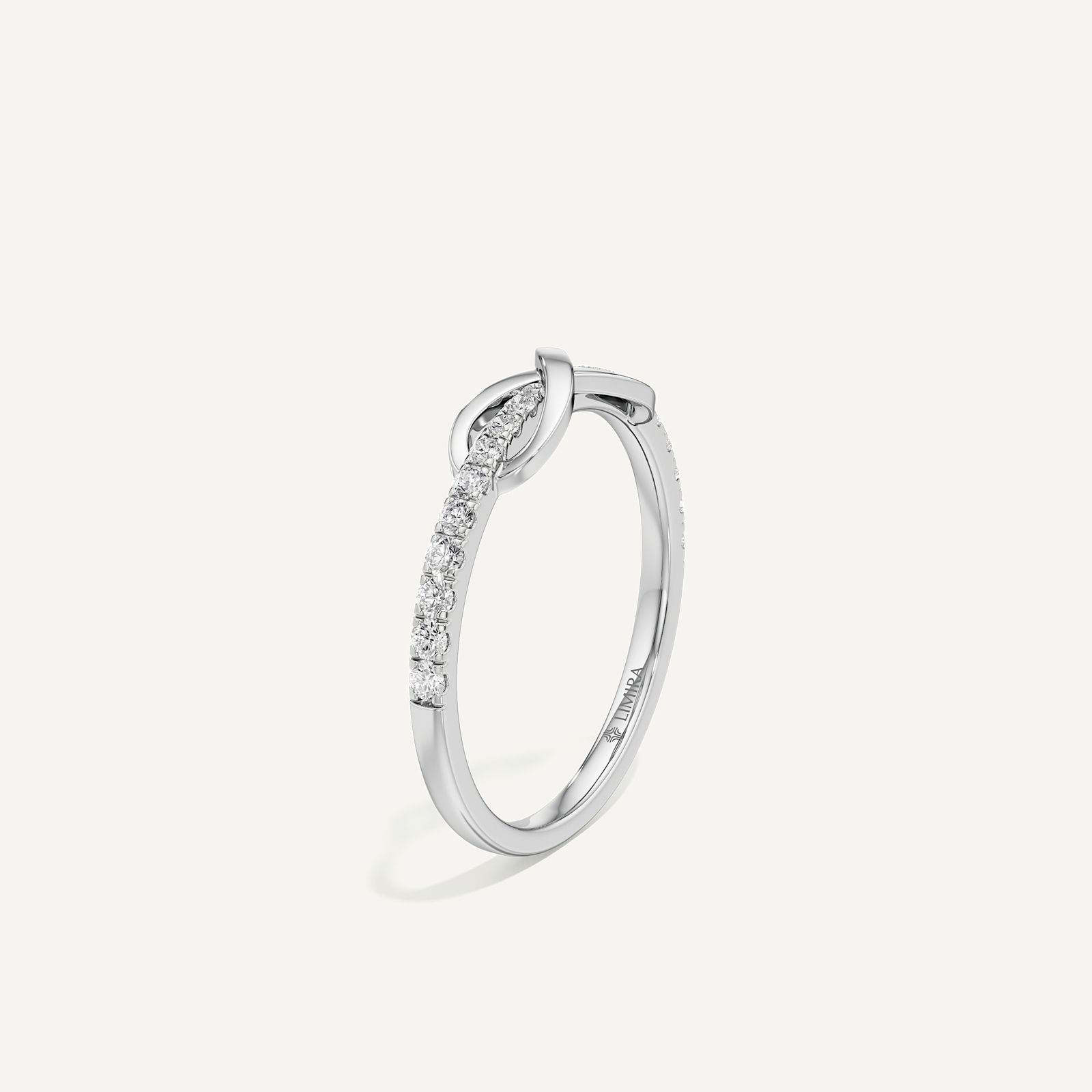 Infinity Whisper Diamond Ring
