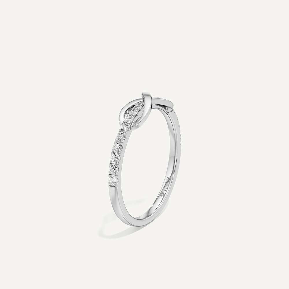 Infinity Whisper Diamond Ring