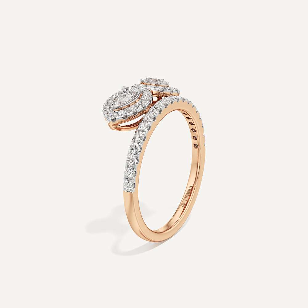 Pear Duo Toi et Moi Diamond